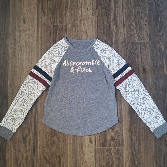 💙 Abercrombie & Fitch Soft Girls Tee Size 9/10 Loungewear Athleisure Streetwear - Picture 1 of 6